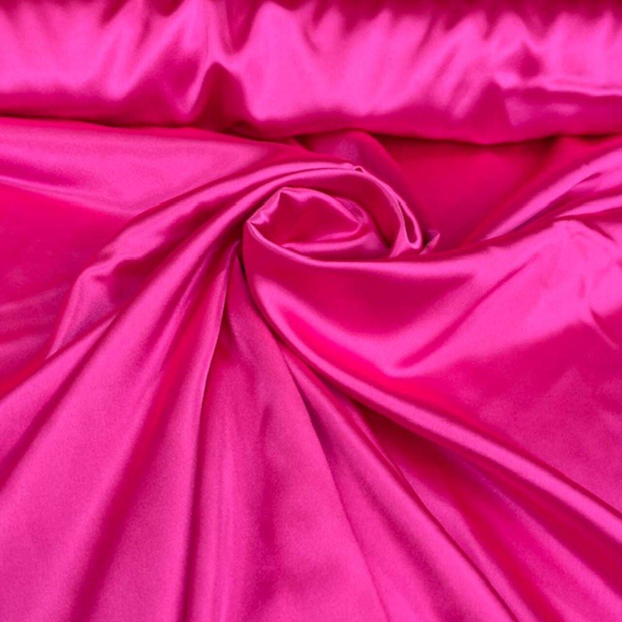 1 Yard Premium Bridal Satin Fabric Glossy Soft Material for Gowns 60 Inch Width